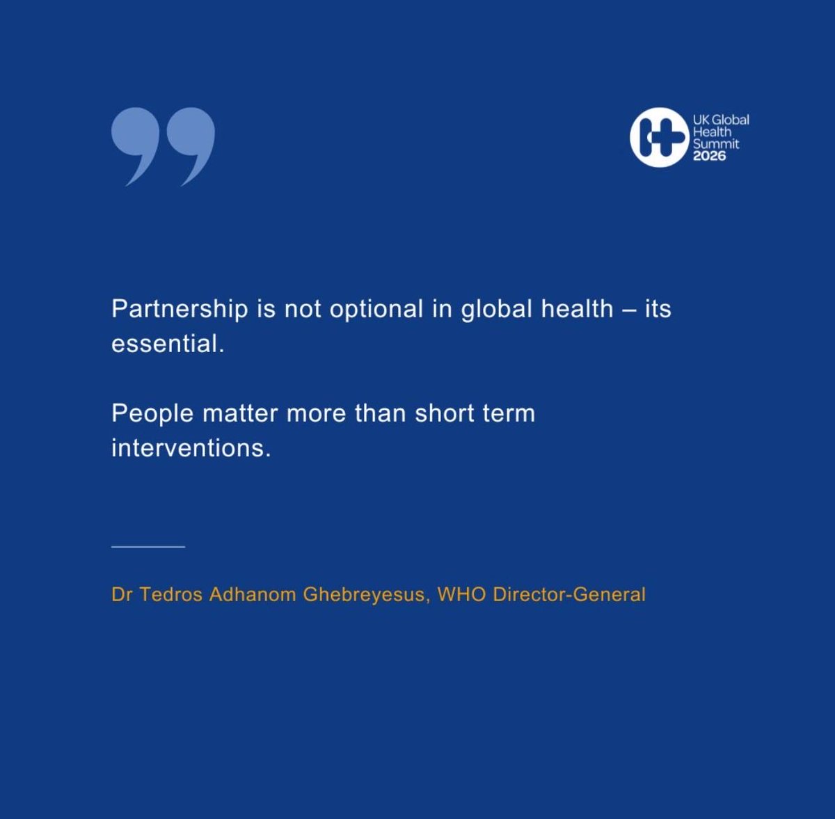 Tedros Adhanom Ghebreyesus tweet media