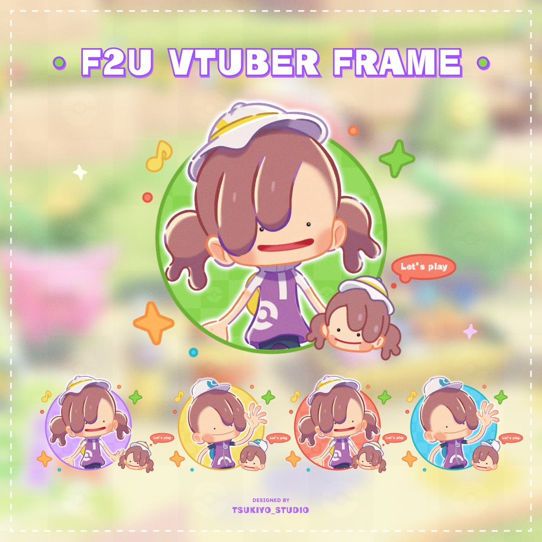 ⟢ Free to Use ⸝⸝

Pokopia themed VTuber and Facecam frames. 
✧ available in multiple colors with simple obs setup tutorials included.

Download link below 💭 #Pokopia