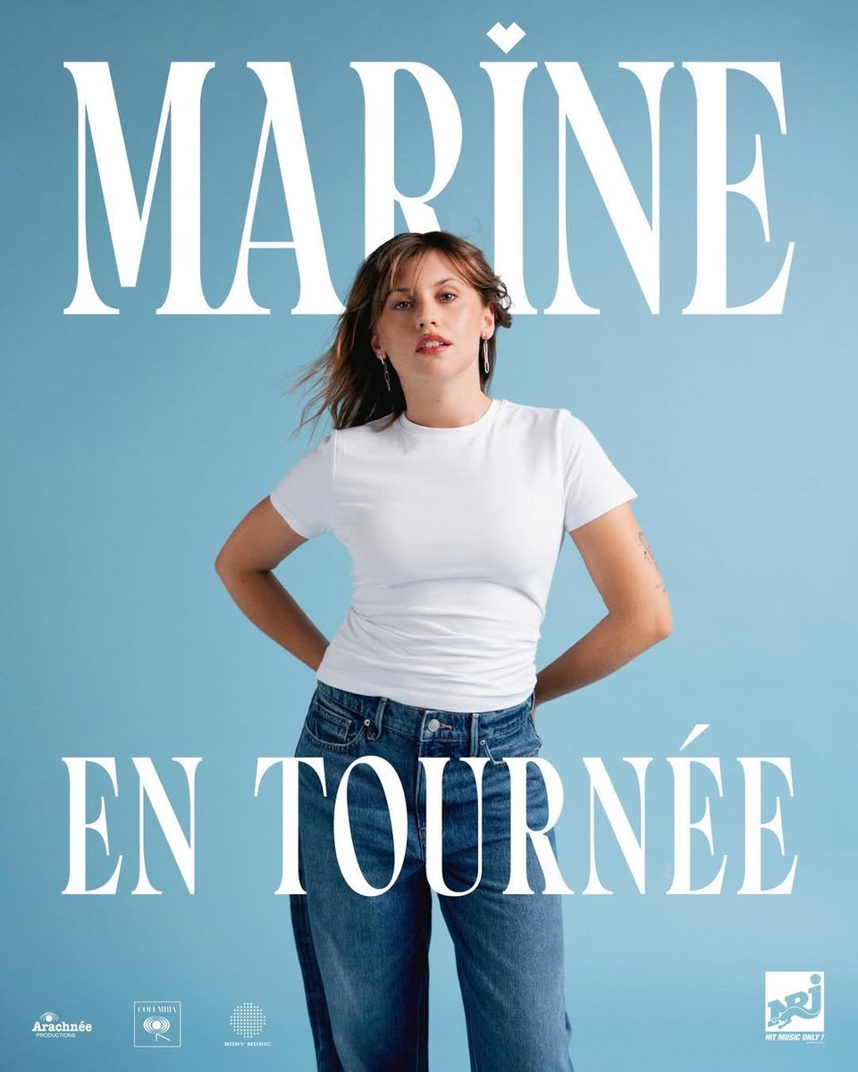 2 nouvelles dates pour la tournée de Marine :
-le 14 novembre à Laval
-le 6 février 2027 à Lorient
Mise en vente jeudi à 12h. 
ticketmaster.fr/fr/artiste/mar…