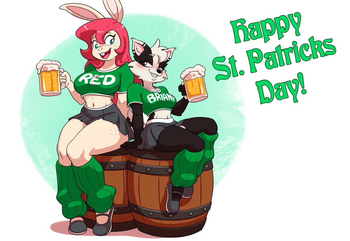 Happy St. Patrick's day! This pic is sponsored by @coolobrines First St Patrick's special since 2021, I miss working on these Clothes inspired by @F0XnR0LL's lovely Patty Briana belongs to Sir Libtardo Happy St. Patrick's day! This pic is sponsored by @coolobrines First St Patrick's special since 2021, I miss working on these Clothes inspired by @F0XnR0LL's lovely Patty Briana belongs to Sir Libtardo