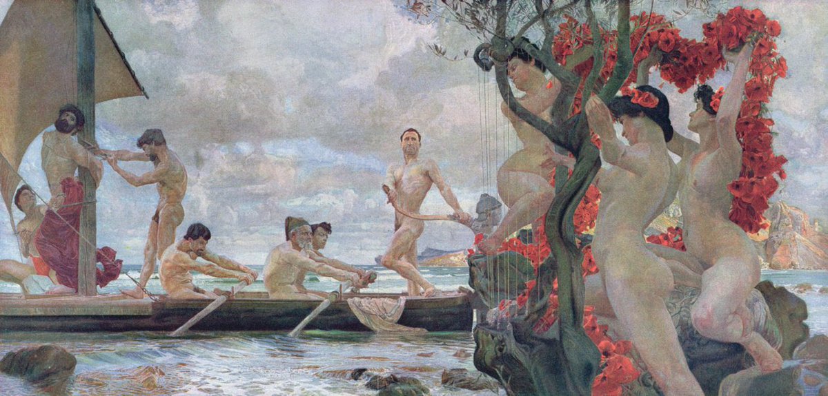 Ulises y las sirenas, c.1900.
Otto Greiner
Bibliotheque des Arts Decoratifs, Paris