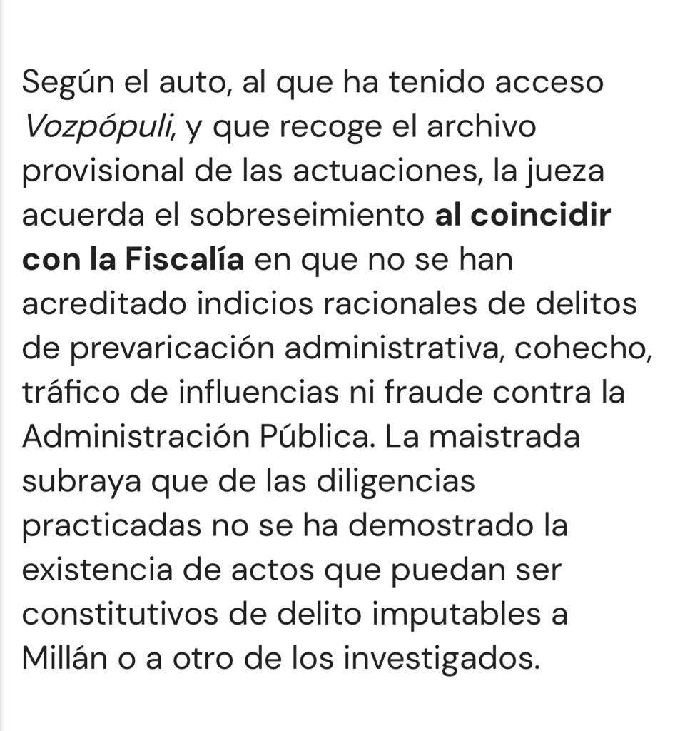 A la fiscalía lo dudo, fíjate tú…
