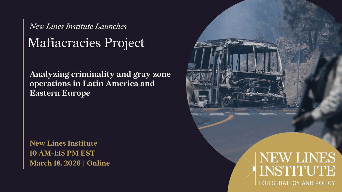 New Lines Institute tweet media