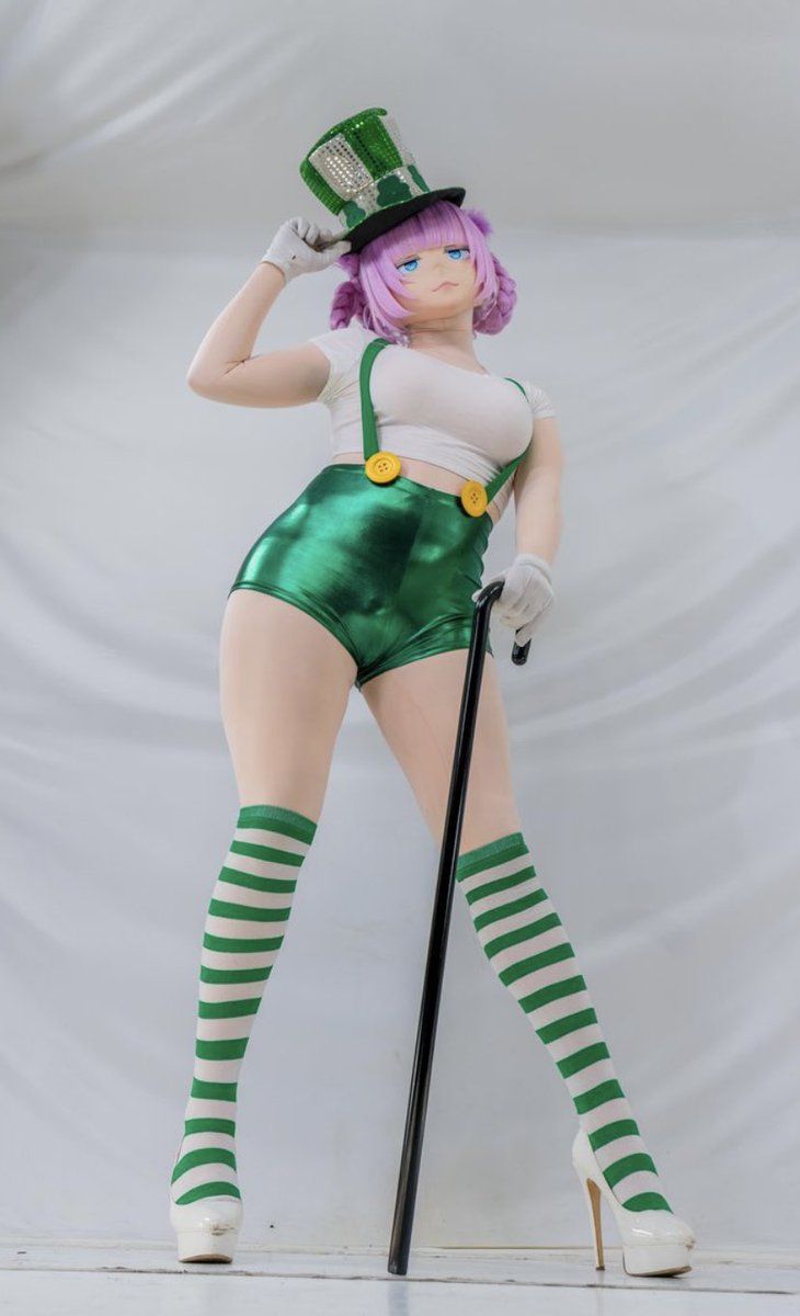 Buster_Kig's tweet photo. Happy St. Patty’s day yall!

👗+📸: @Afrodyte87 

#kigurumi #animegao #calloftheofthenight https://t.co/68gAWLfhKF