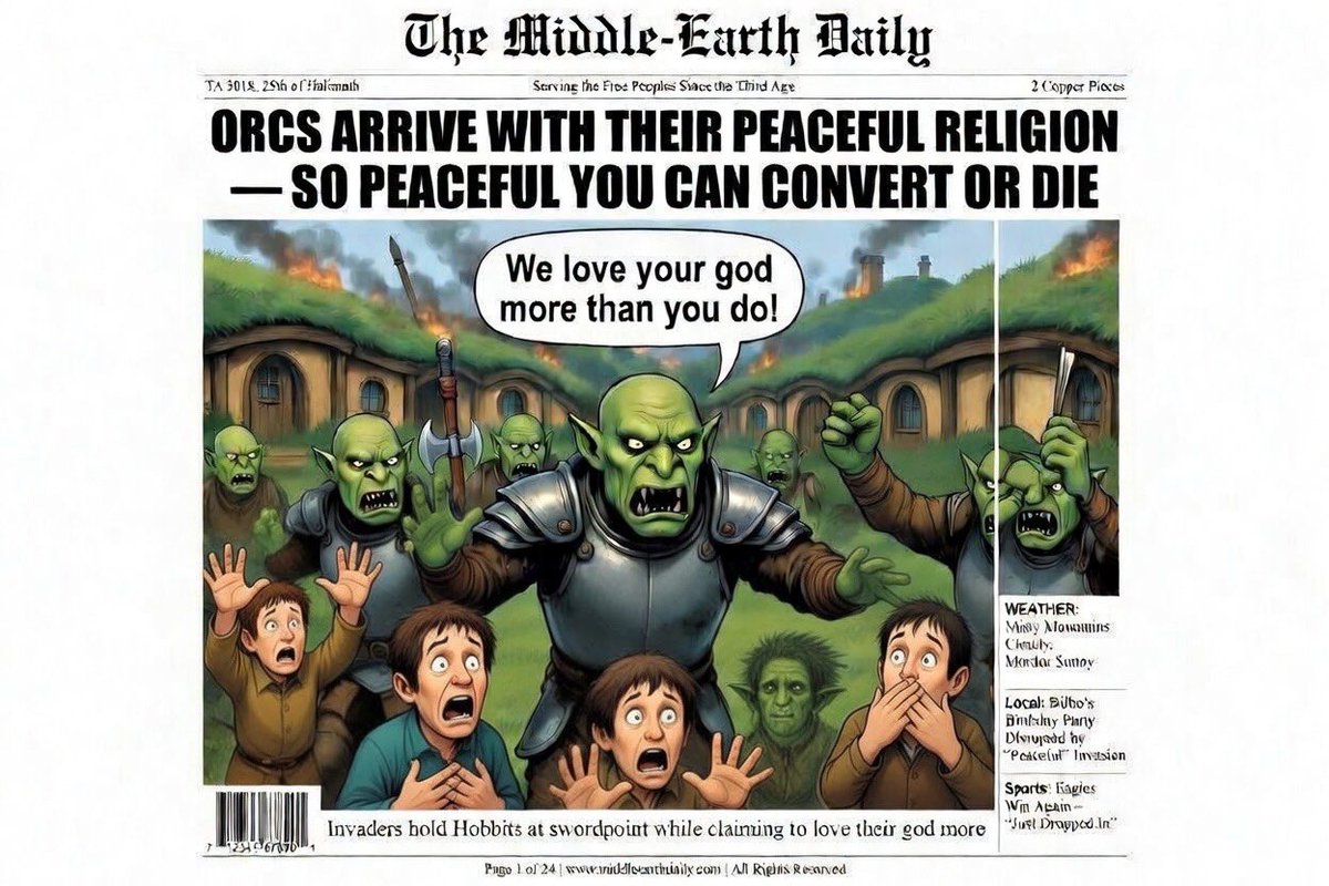 The religion of peace…

#ChristIsLord