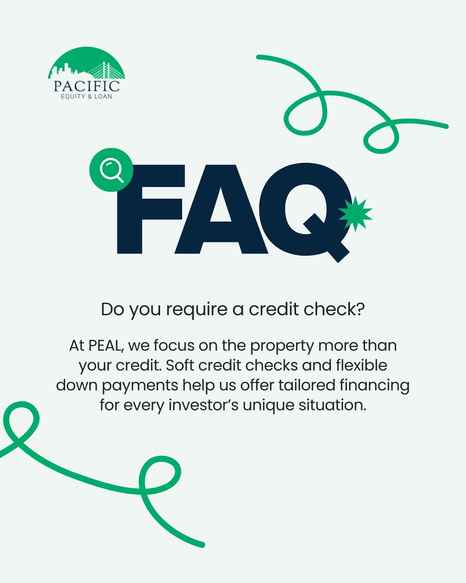 pacificeal's tweet photo. As a hard money lending institution, we prioritize evaluating the specifics of the subject property rather than heavily relying on credit checks. However, to offer you the most favorable rate, we may conduct a soft-pull credit check and ask for a certain down payment. https://t.co/eBWkvqLrpn