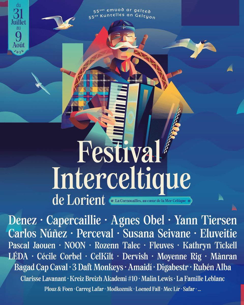 isantianes's tweet photo. Festival Interceltique de Lorient 2026
55 edición 
del 31 de julio al 9 de agosto

#interceltique #asturies https://t.co/KQPbLRYlmI