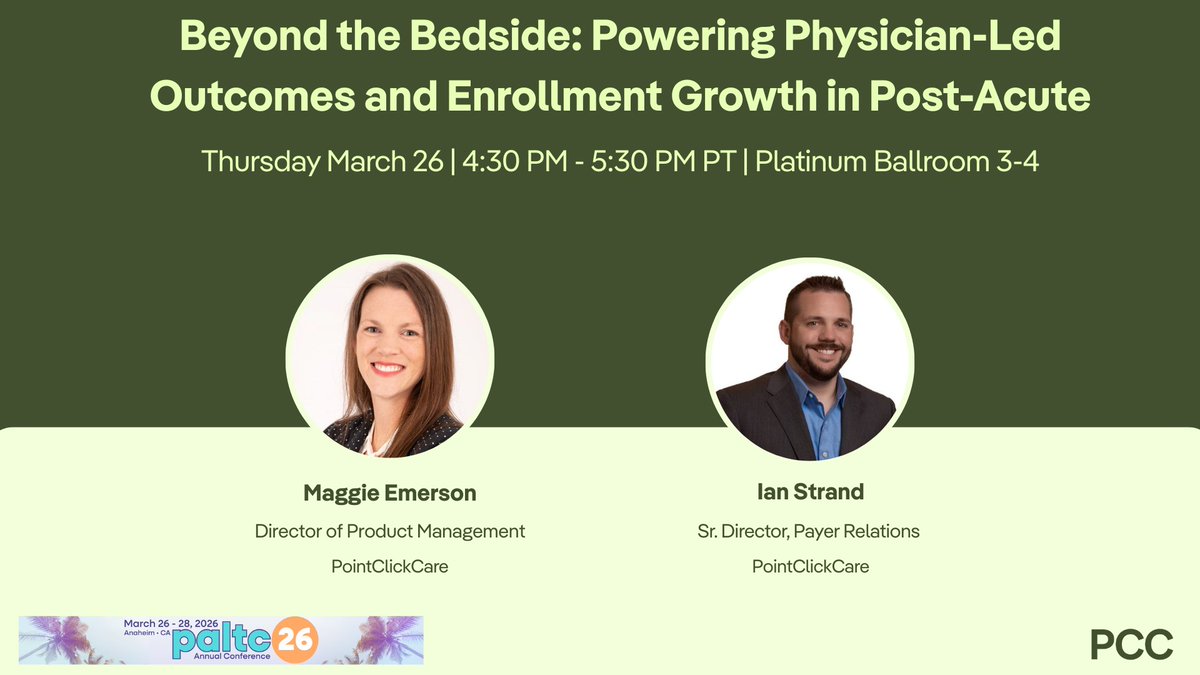 PointClickCare tweet media