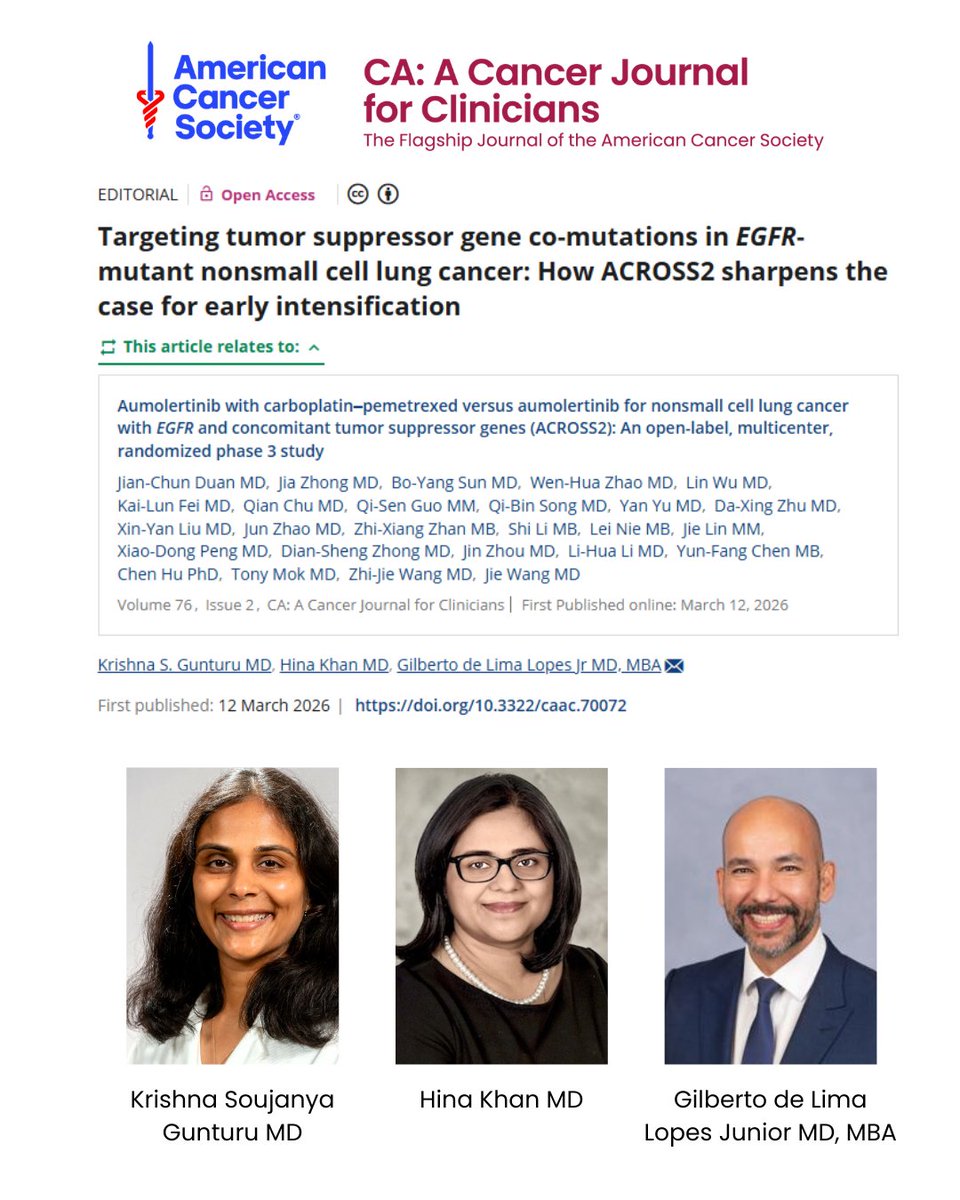 CA: A Cancer Journal for Clinicians tweet media