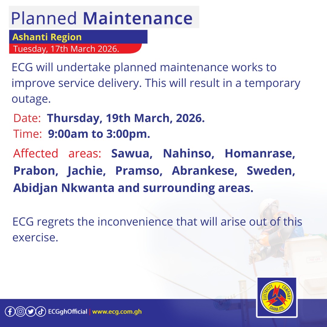 Electricity Company of Ghana Ltd tweet media