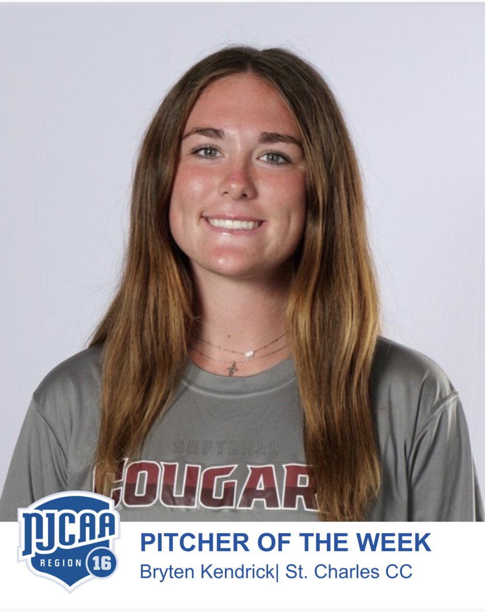 SCCougsSoftball's tweet photo. Congrats to our girl! Bryten had a great week! She has helped lead the charge to a 13-3 start to the season! Our pitching staff as been a bright spot! #GoBeGreat #FocusOnUs
Roll SCCougs https://t.co/BC9486dxpw