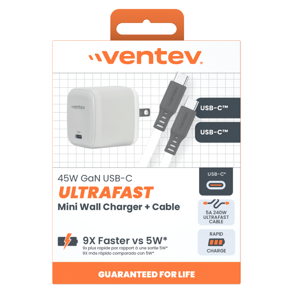 thephonesupply's tweet image. Experience rapid charging with the Ventev ULTRAFAST GaN Mini 45W Wall Charger and 5A USB C to USB C Cable. Perfect for on-the-go power when you need it most. Explore at thephonesupplyco.com #ChargingSolutions #TechEssentials

https://www.thephonesupplyco.com/products/vente…