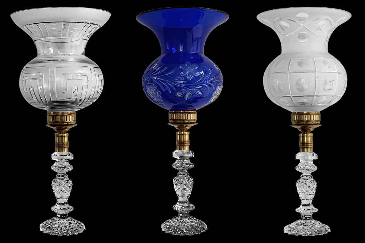 OxshottColl's tweet photo. Empire Photophore in Hand Cut Crystal Base (SA-1452-01FRGRCOGR)

Seen here are three hand cut crystal photophores in our French Base. We have these in about 10 different hand cut crystal bases (solid, not hollow).

We have these in different hurricane shades (seen here are three of our argand shades).

https://t.co/fTNMupwA3n

#hospitalitydesign #restaurantstyle #restaurantarchitecture #interiors #traditionalatchitecture #classicdetails #interiordesign #timelessdesign #classicalarchitecture #classicdesign #architecteinterieur #designanddecoration #interiorarchitecture #interiordecorating
#luxedecor #oxshottcollection
