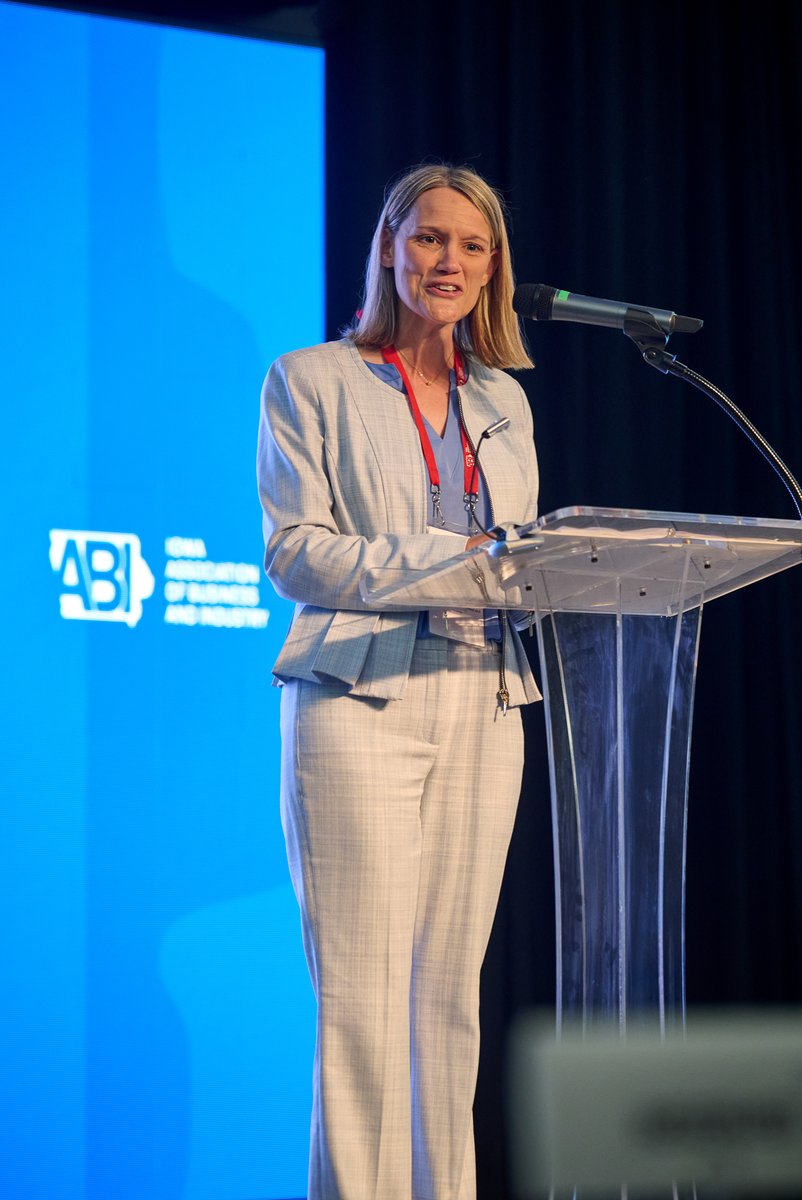 IowaABI's tweet photo. 💼 #WomensHistoryMonth is a great time to highlight ABI President @Nicole4ABI, whose vision and passion drive our organization forward. Nicole’s work empowers leaders, supports businesses, and strengthens Iowa’s economy every day! https://t.co/xpzLRrKvB3