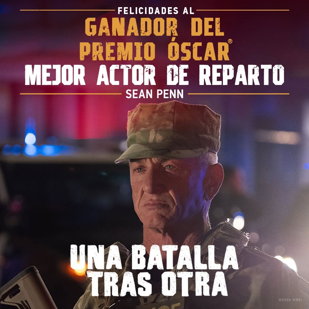 Un momento para la historia. 🤯

Sean Penn, actor de #UnaBatallaTrasOtra, se llevó el Premio Óscar® a Mejor Actor de Reparto en la 98ª edición de los Óscar. 🤩 

🎟️ Compra tus entradas en cinemarkca.com o en la app CinemarkCA. #WarnerBrosPictures