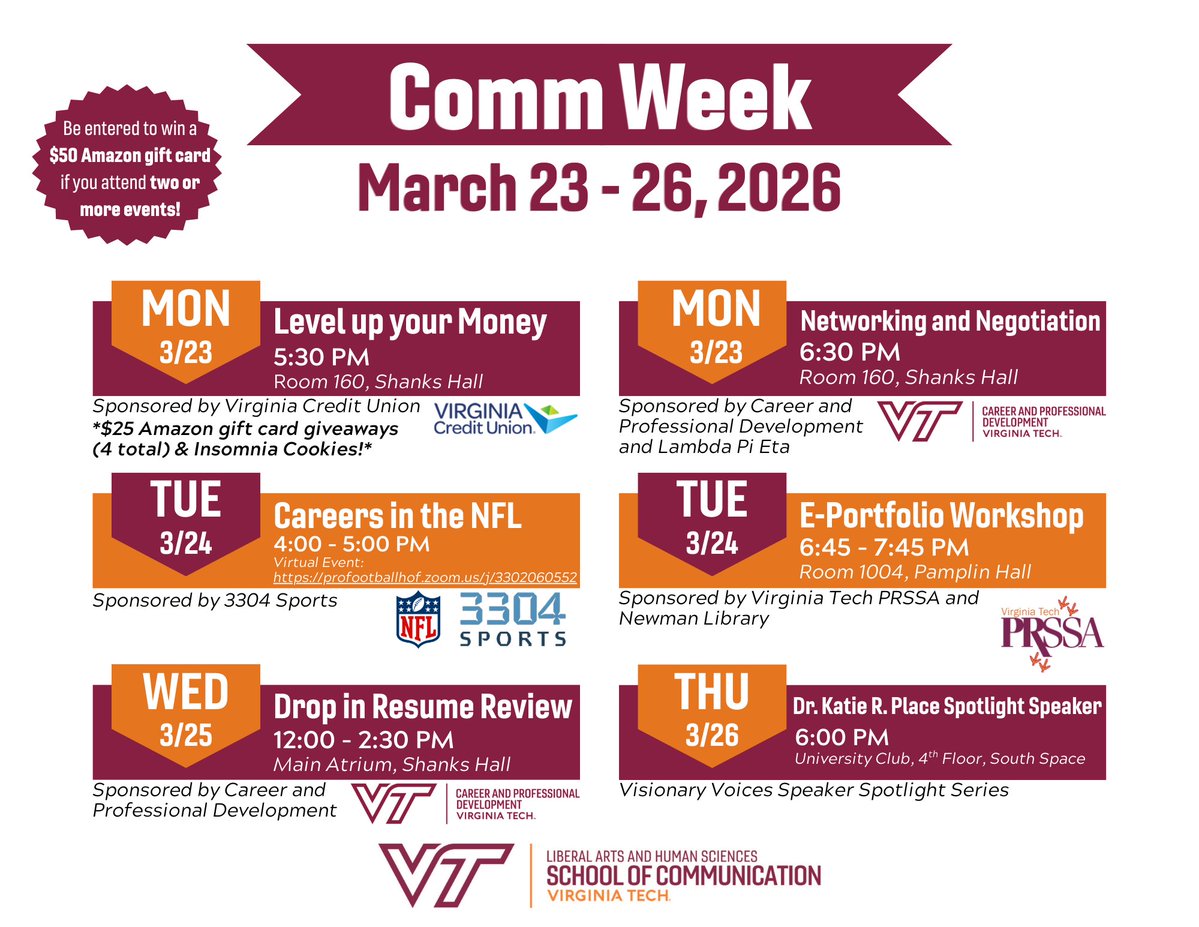 VT School of Communication tweet media