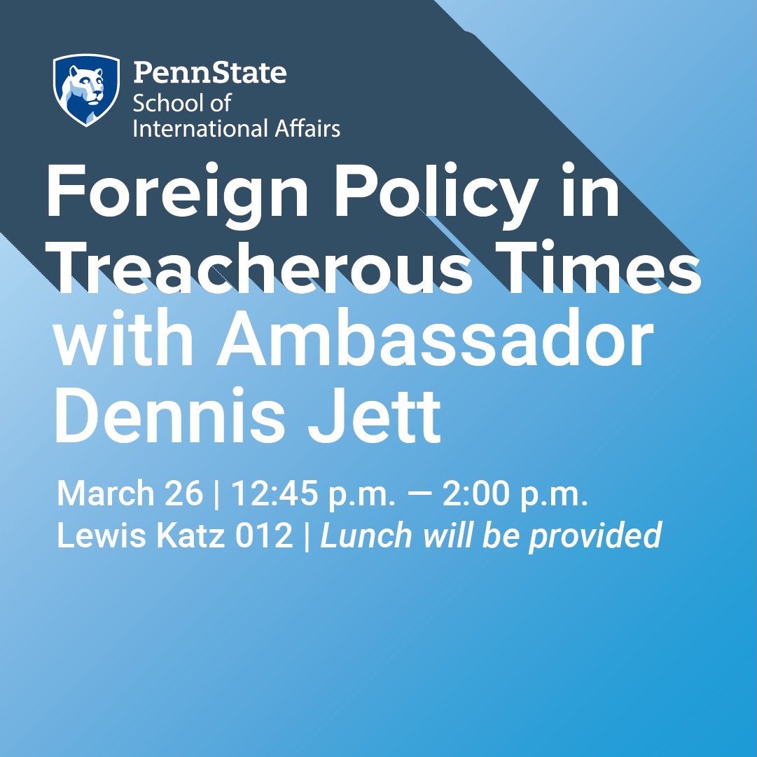 Penn State School of International Affairs tweet media