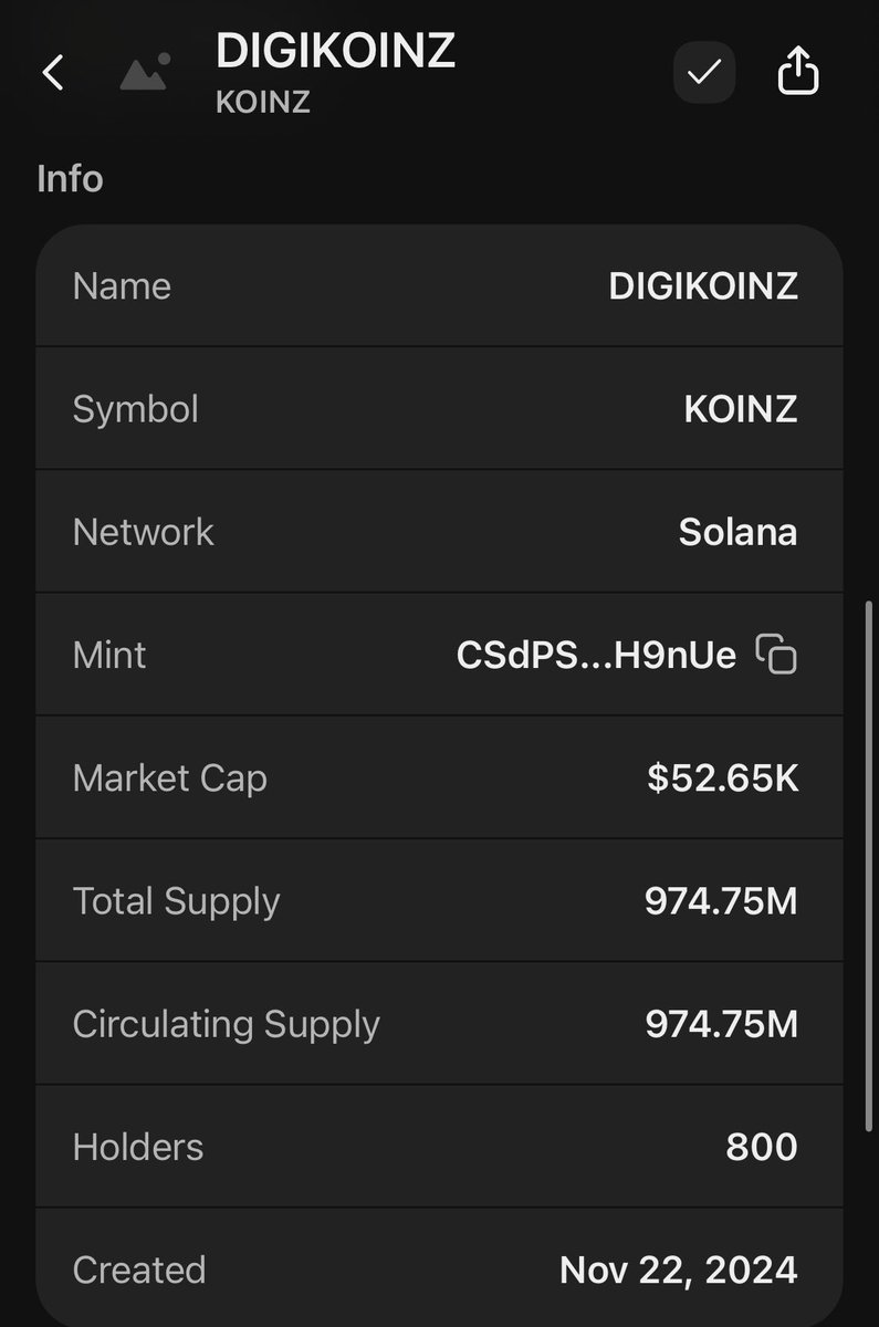 digijointz's tweet photo. Official CA $Koinz

CSdPS6Y4KSzufK4qpUZEEyhahkbnH5KApMuheEyH9nUe https://t.co/ZqD0FD36VF