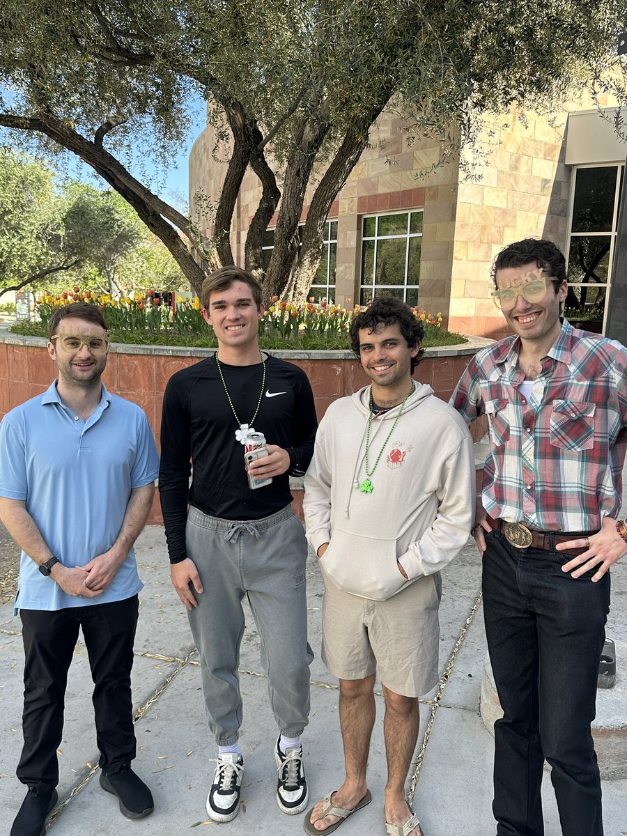 UNLVINGG's tweet image. Happy St. Patrick’s Day! 🍀 Lucky vibes are in the air at Boyd Law today as our students keep pushing forward this semester. Here’s to a day of good energy, strong momentum, and a little extra luck along the way.  

#StPatricksDay #LuckyVibes #Boydlaw