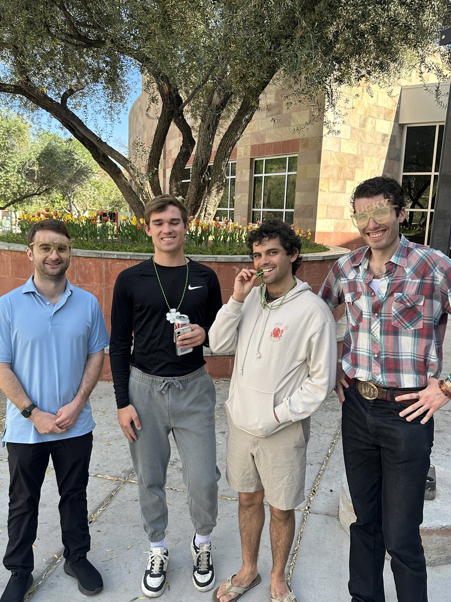 UNLVINGG's tweet image. Happy St. Patrick’s Day! 🍀 Lucky vibes are in the air at Boyd Law today as our students keep pushing forward this semester. Here’s to a day of good energy, strong momentum, and a little extra luck along the way.  

#StPatricksDay #LuckyVibes #Boydlaw