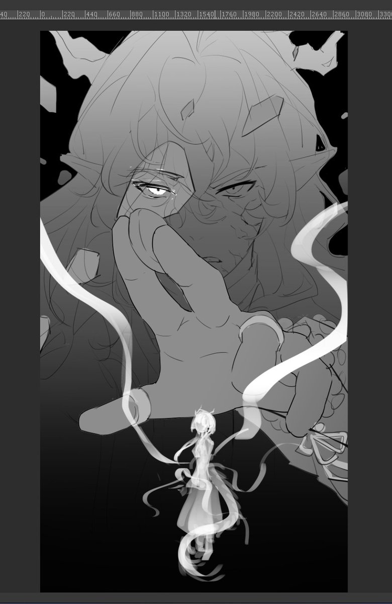 RELFG_9841's tweet photo. #明日方舟 #望  #Arknights #アークナイツ a month after the end of the Spring Festival that the painting began. https://t.co/DafpVsi4VV