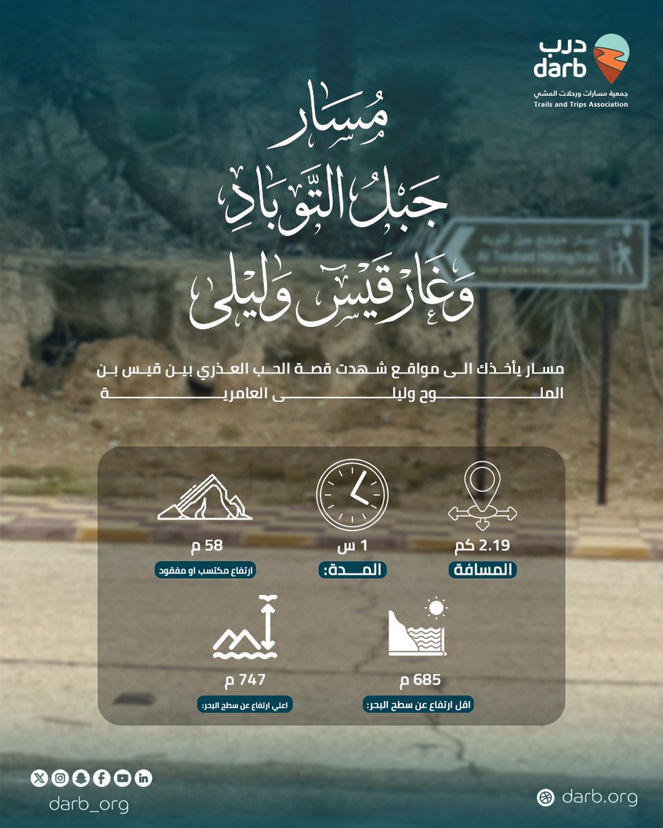 جمعية مسارات ورحلات المشي DARB | درب tweet media