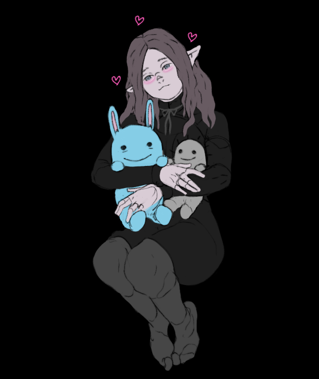 Katherine, Rabbit Lyokha and Ollie) :3
Both belong to fellow artist whos paintings i love t.me/animalpicandot…