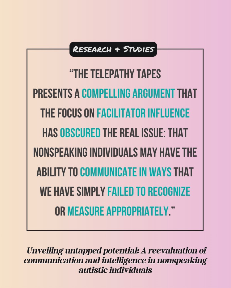 The Telepathy Tapes tweet media
