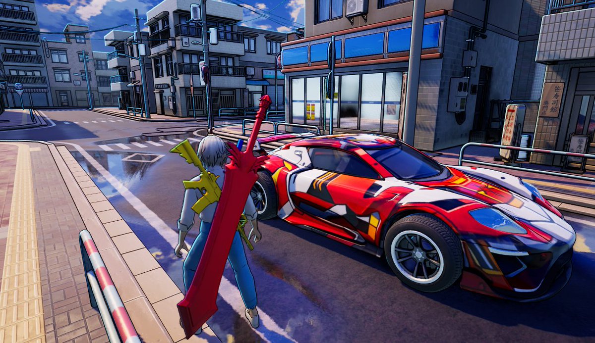 TheLordGio's tweet image. UE5 PROJECT V2 
TEST NEW CAR TEXTURE🙊 
#UnrealEngine5 #UE5 #GameDev #IndieDev #ゲーム制作