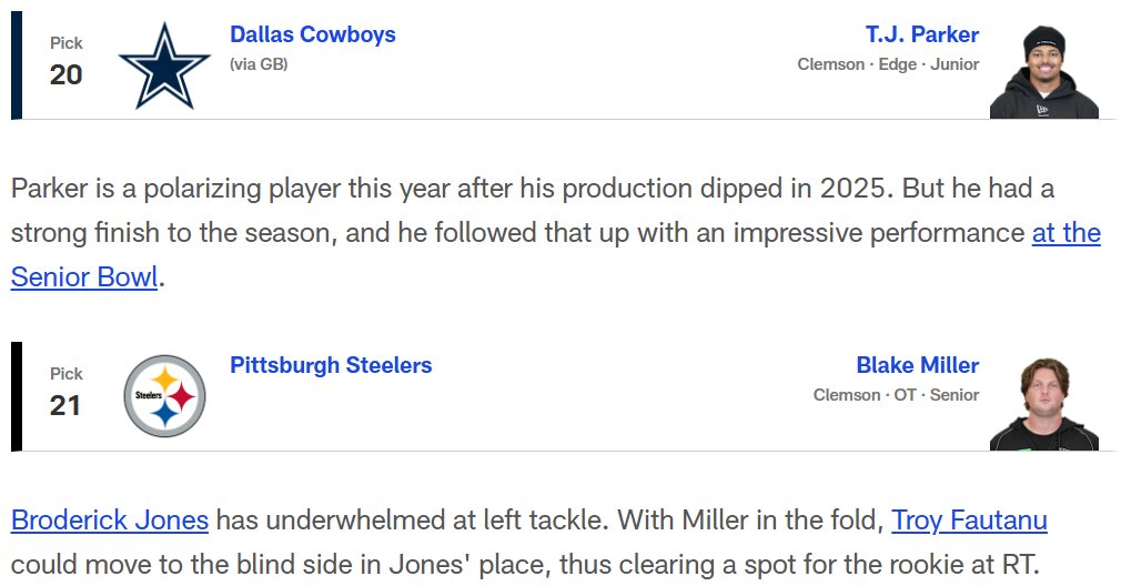 #ClemsonNFL tweet media