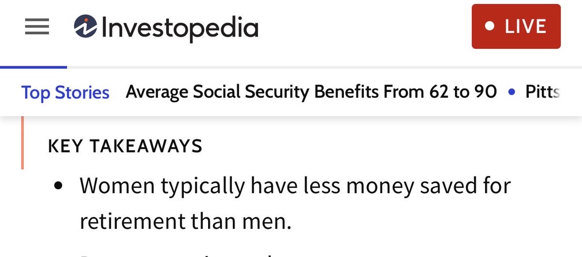 Under discussed future problem we will have in about 20 years. 

Women largely do not save for retirement. When all these unmarried women reach retirement age and are facing the rest of their lives in poverty it will create a problem and they will try and steal my retirement. Bet
