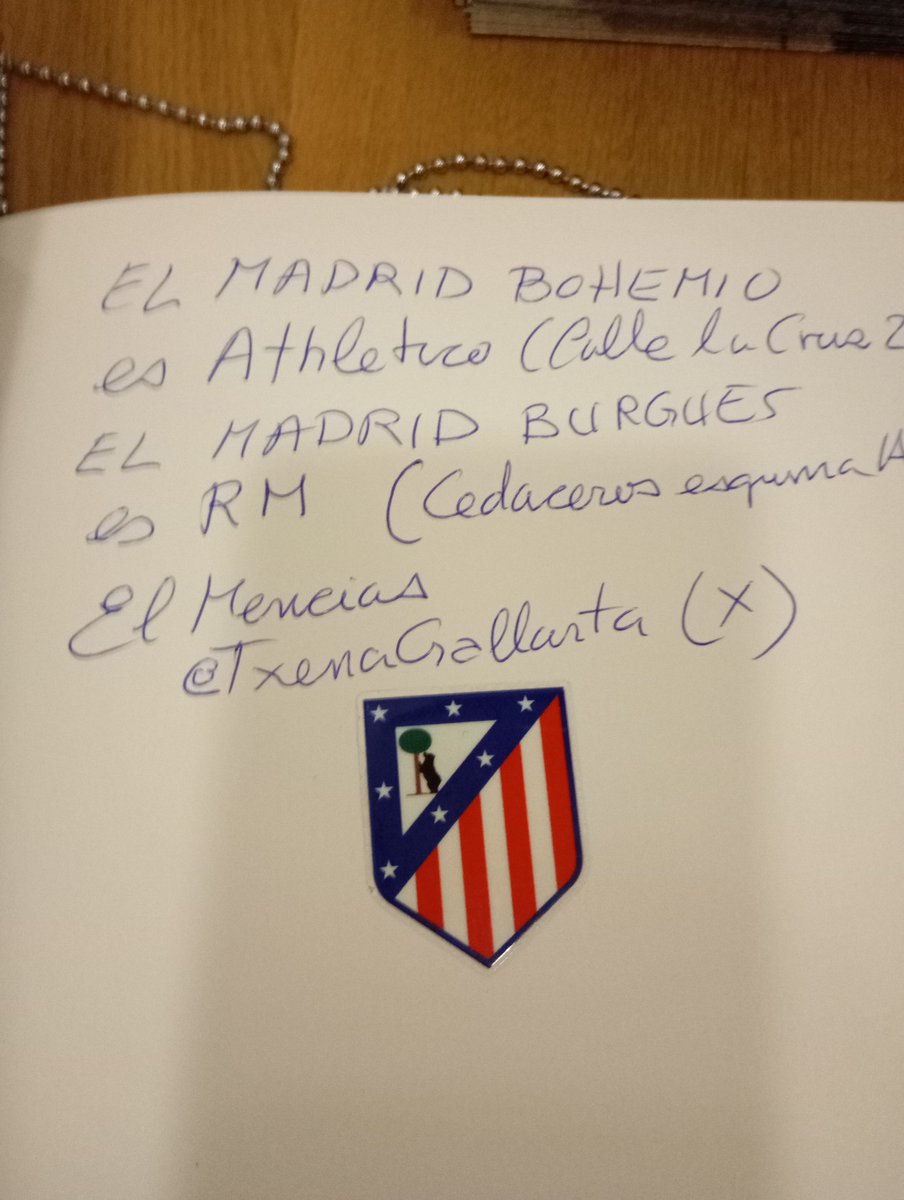 El <a href="/realmadrid/">Real Madrid C.F.</a> se fundó como regalo para la
 🏆👑de Alfonso XIII 1902
(El PODER CENTRAL)
C/ Alcalá 22 
EL <a href="/Atleti/">Atlético de Madrid</a> co de Madrid nació 1903 como réplica al ESTE ABUSO.
Somos LA BOHÉMIA 
C/ de la Cruz 21 
Vecinos del Callejón del Gato
#HistoriaATM
<a href="/laSextaXplica/">laSexta Xplica</a> k <a href="/todoesmentiratv/">Todo Es Mentira</a>