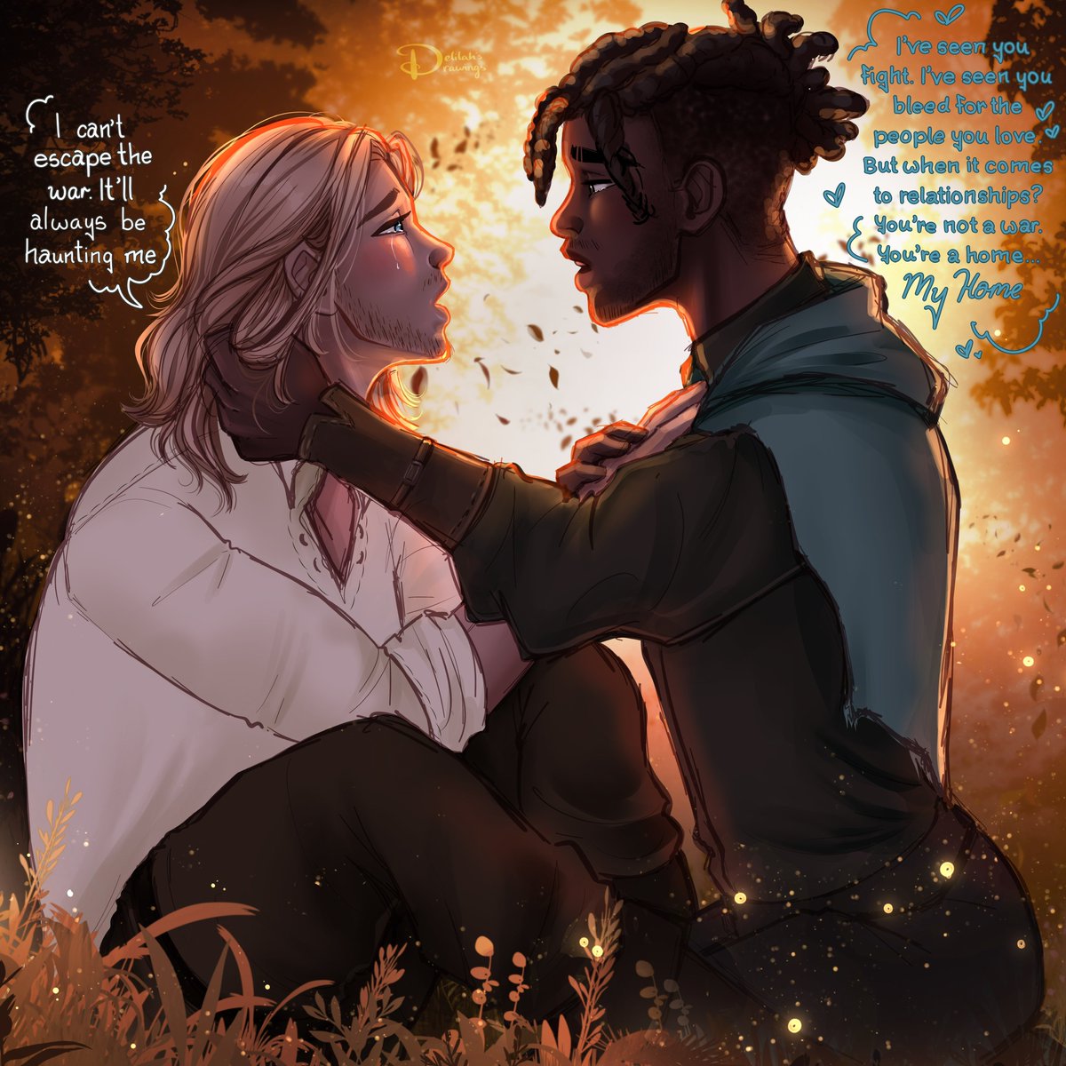 delilahsdrawing's tweet photo. Sorvus in TDK 
I physically cannot keep it in me anymore. THEYRE SO ANGSTY 😭
#thedragonking #tdk #thedragonprince #tdp 
#soren #corvus https://t.co/FIGIy1gqMk