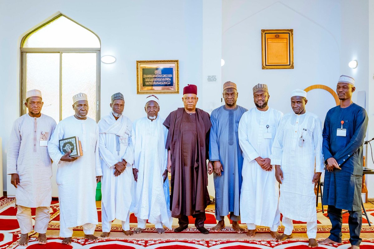 Vice President Kashim Shettima, speaking at the closing of the Ramadan Tafsir at the State House Mosque, Abuja, mourned the 25 victims of the explosions in Maiduguri and prayed for Allah to grant them Al-Jannah Firdaus.