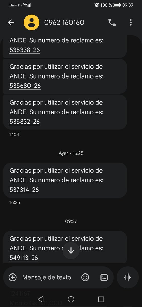 romylica's tweet photo. Más de 24hs sin energía o con media tensión @ANDEOficial desde ayer a las 11am POR FAVOR!!! https://t.co/Jvcgug02pD