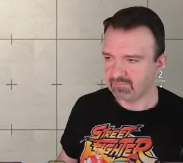 KhetBurnell747's tweet photo. You can see Phil's excitement and joy at playing the new Street Fighter 6 character. https://t.co/jt3Z6KNwEb
