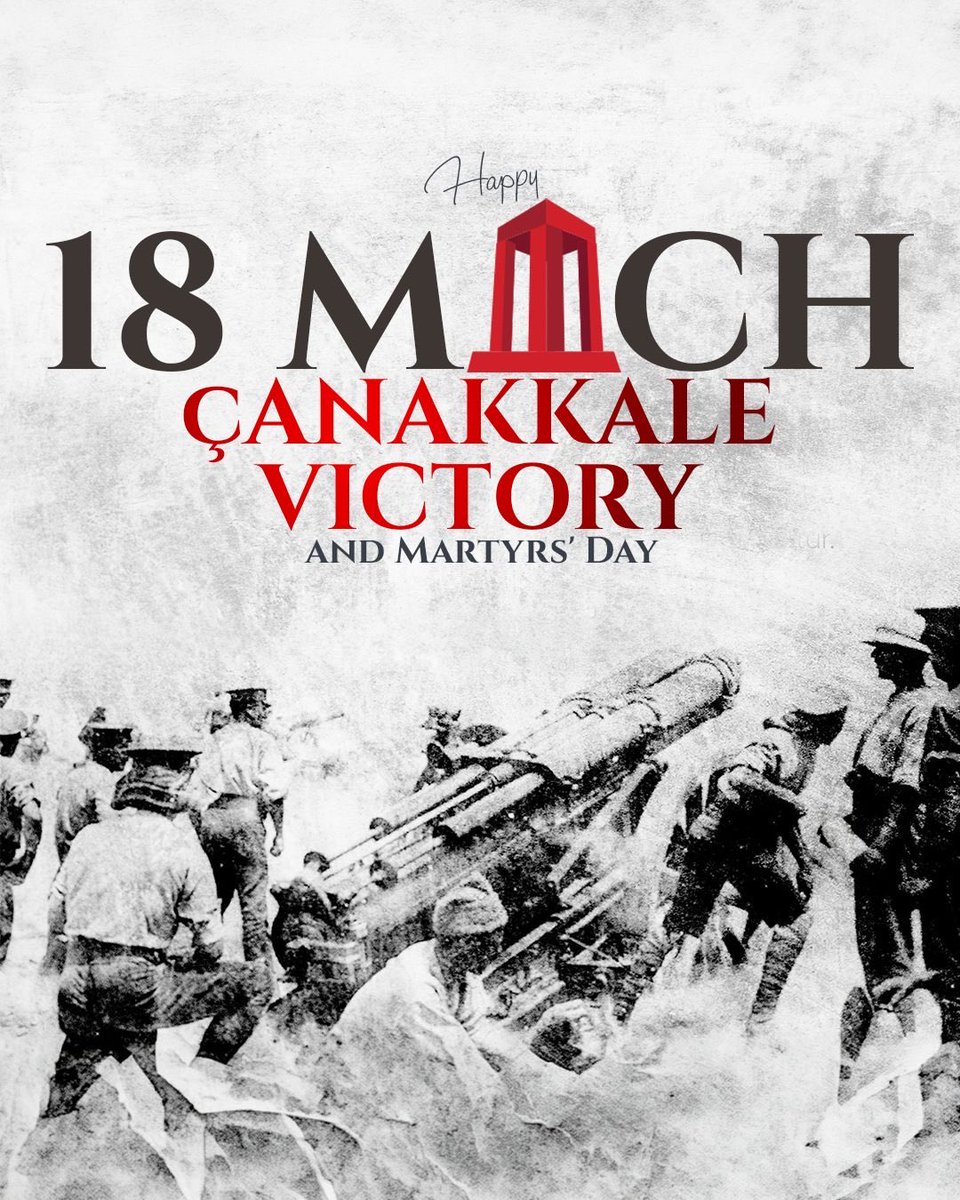 Birlik ve beraberliğin, azim ve kararlılığın en büyük nişanesi olan 18 Mart Çanakkale Zaferi'nin 111. yıl dönümünü kutluyoruz. Bu toprakları bizlere vatan kılan başta Gazi Mustafa Kemal Atatürk ve silah arkadaşları olmak üzere, tüm kahramanlarımızı saygı, minnet ve rahmetle