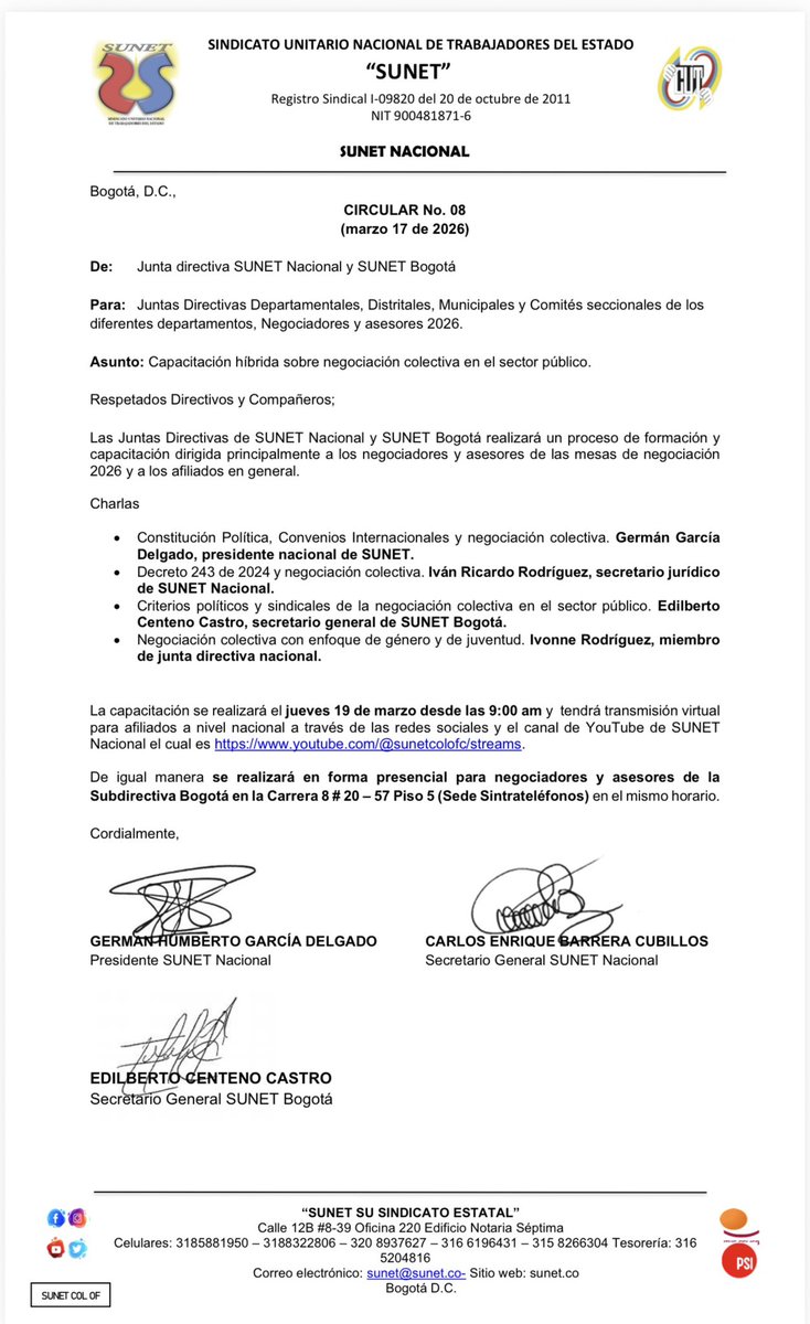 @SunetColOfc tweet media