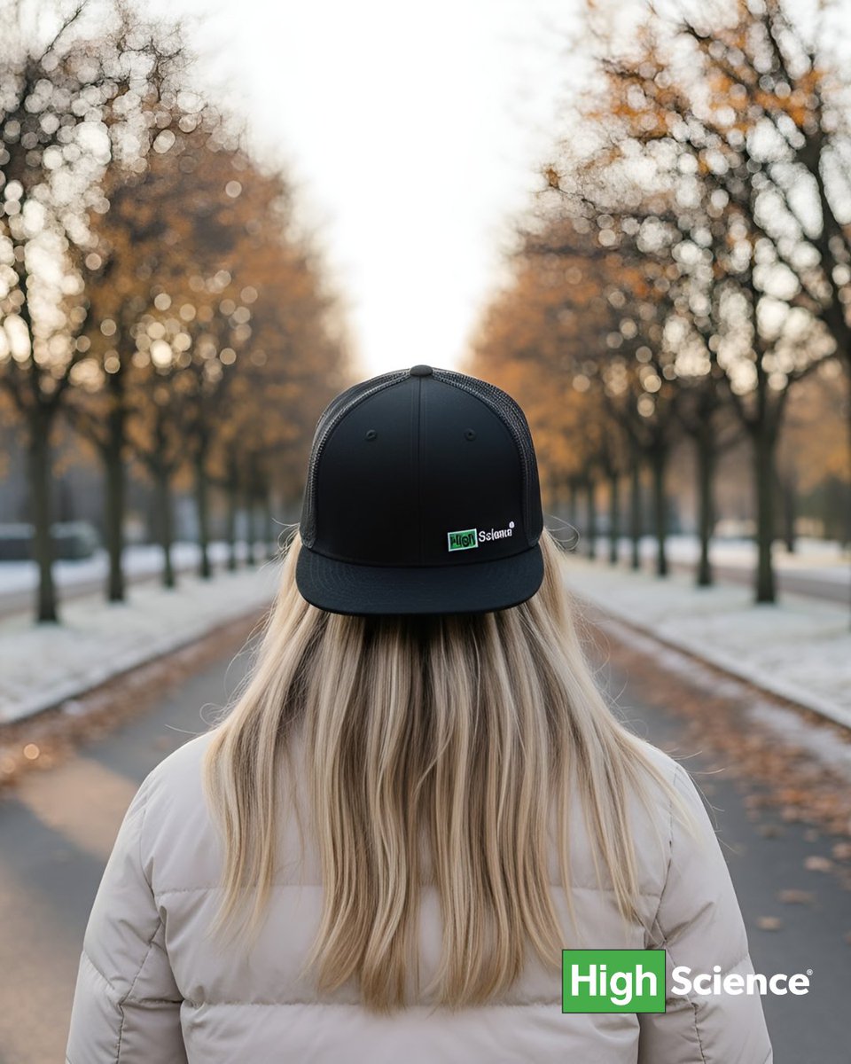 HighScienceX's tweet photo. 🧢 Top off your look with High Science energy. 🌿 The High Science Snapback Trucker Cap brings bold style and breathable comfort — perfect for any fit, any vibe, any sesh.👉 Grab yours now: https://t.co/PZ0bTmLhoA￼

#HighScience #TruckerCap #CannabisApparel #420Style #StayLifted #MarijuanaClothing