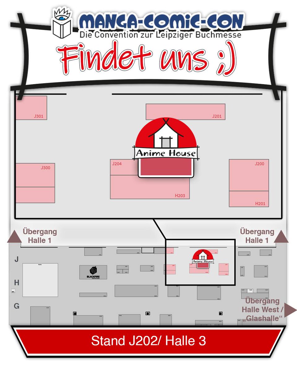 📍 Findet uns auf der LBM! 👀

💿 Anime-House findet ihr hier:

📍 Stand J202 | Halle 3

Kommt vorbei, sagt Hallo &amp; vielleicht entdeckt ihr ja den ein oder anderen Titel bei uns. 👀

Wir freuen uns auf euren Besuch! 😊

#animehouse #mangacomiccon #lbm26 #leipzigerbuchmesse #anime