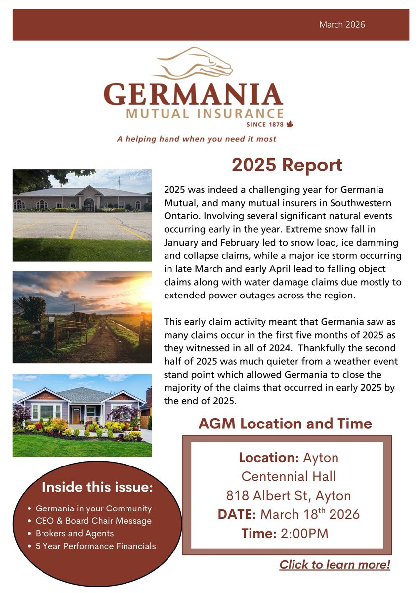 Germania Mutual Insurance tweet media