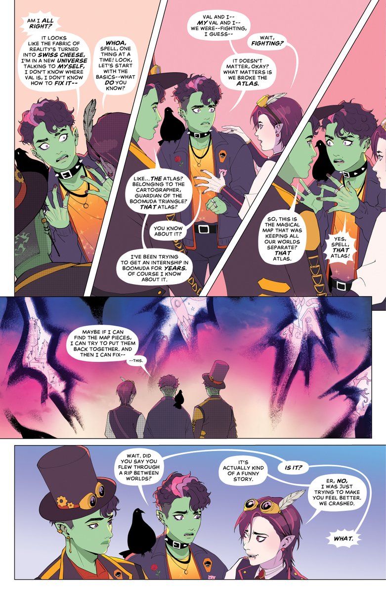 IDWPublishing's tweet image. Are you excited for more #Spelldon &amp;amp; #Valentine?

@thecomicon has the #exclusive look at the next issue with an interview!

See more here: ow.ly/gmtz50Yvqsq 

 #MonsterHighBoomudaTriangle #2 is at comic shops tomorrow!

#MonsterHighComics #MonsterHigh