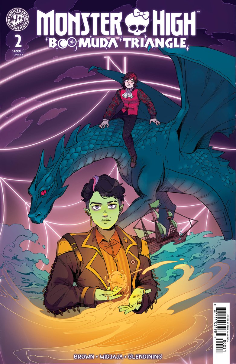 IDWPublishing's tweet image. Are you excited for more #Spelldon &amp;amp; #Valentine?

@thecomicon has the #exclusive look at the next issue with an interview!

See more here: ow.ly/gmtz50Yvqsq 

 #MonsterHighBoomudaTriangle #2 is at comic shops tomorrow!

#MonsterHighComics #MonsterHigh