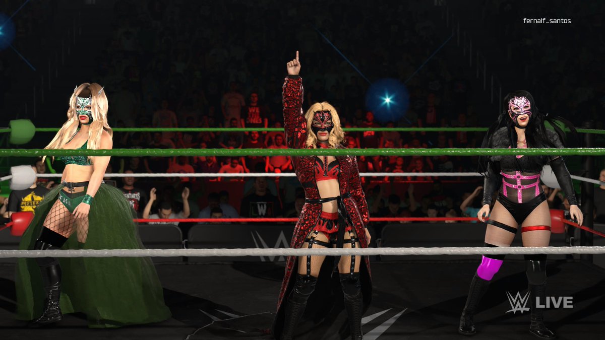 fernalfcaws's tweet photo. Las Toxicas It's now complete. La Hiedra and LADY Maravilla can be found on community creation ( ps5 and Xbox). 
#palladoxcaw
#wwe2k26 
#Lastoxicas https://t.co/RlOz1zSSdl