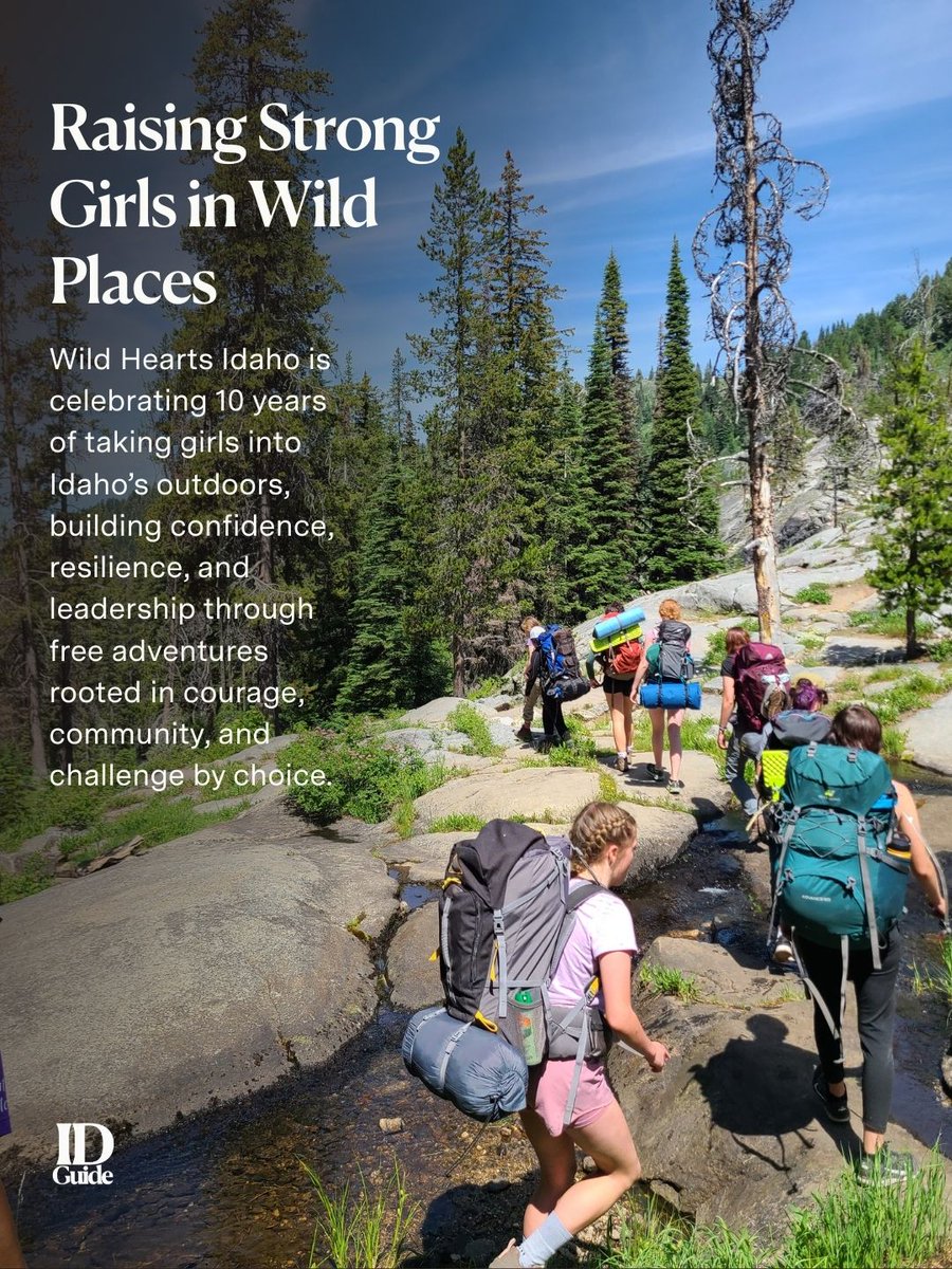 idguideofficial's tweet photo. A nonprofit built by girls, for girls.
From rafting to backpacking, Wild Hearts Idaho is helping the next generation discover strength in the outdoors — and within themselves. 💛
Read the full article here: https://t.co/ABMIrQDHvT
#IDGuide #BoiseIdaho #ThisIsIdaho #WildHearts https://t.co/XMd0l0Nq0C