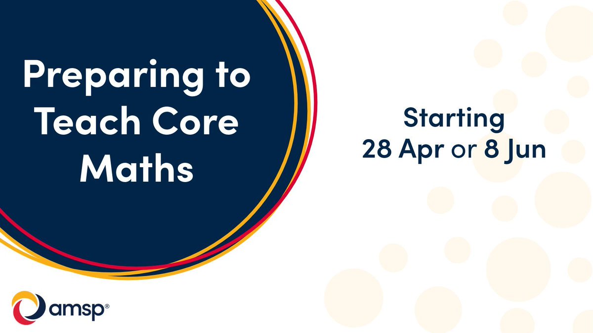 AMSP - Advanced Mathematics Support Programme tweet media