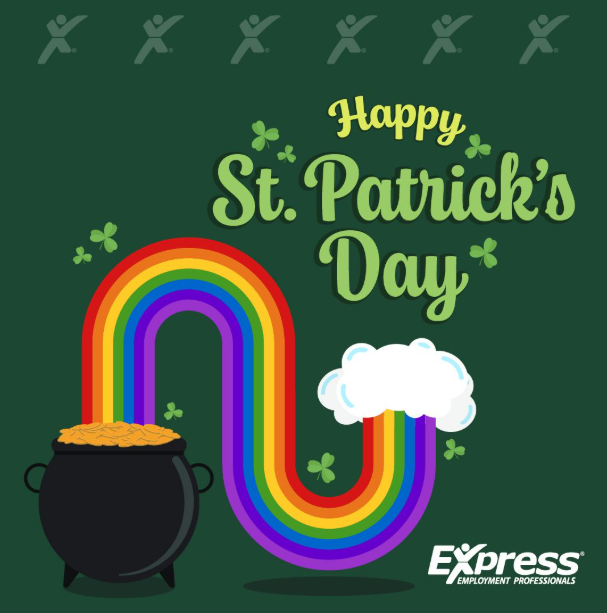 🍀 Happy St. Patrick’s Day! 🍀

Whether you’re chasing rainbows or finding your own pot of gold, we hope your day is filled with luck, laughter, and a little extra magic! 🌈✨

#StPatricksDay #ExpressPros