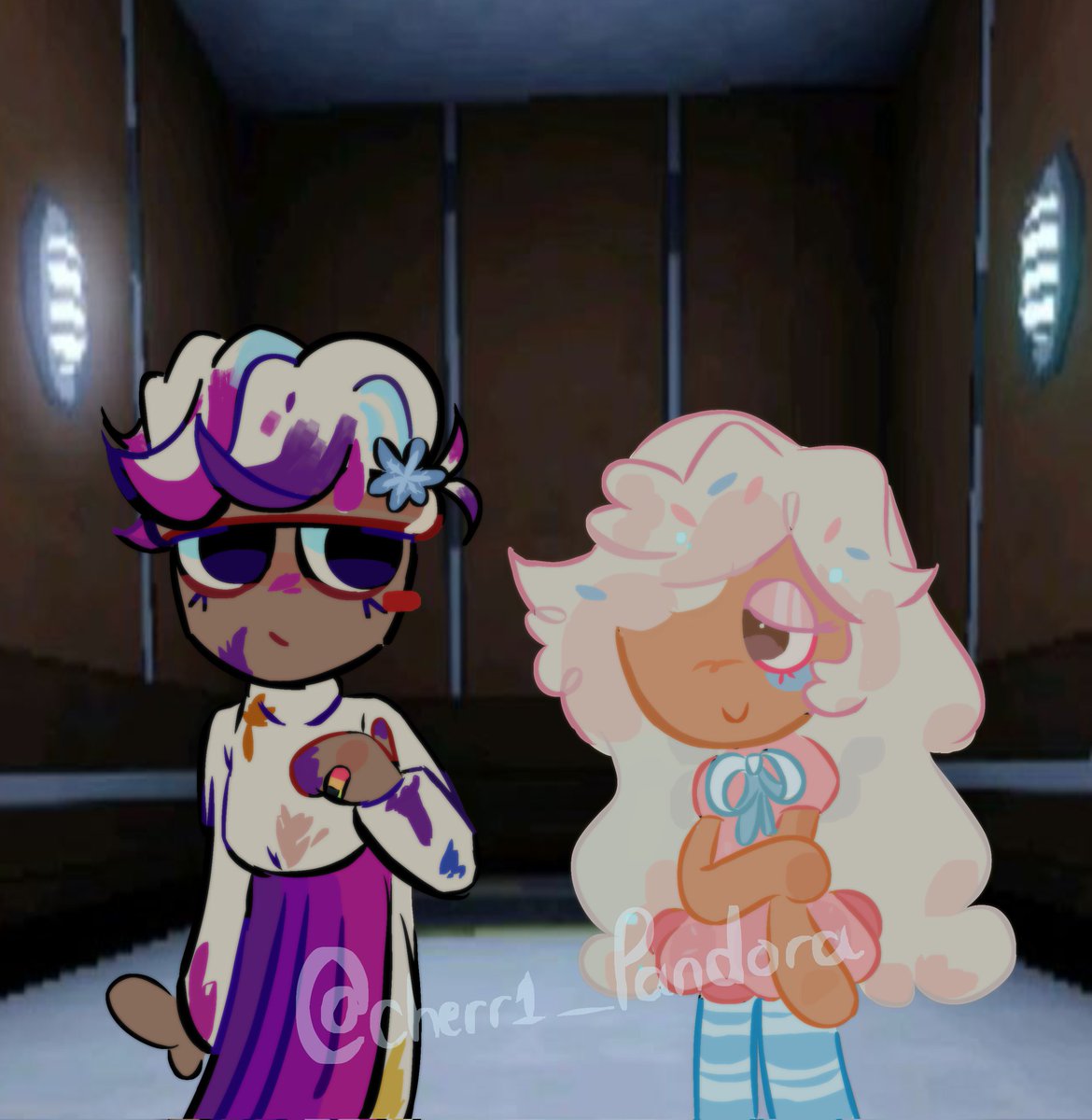 Pandorachan07's tweet photo. Un pequeño dibujo que hize cuando jugué con alguien en una partida 
#Dandyworldroblox #art #X #Dandy https://t.co/EZoGKmznjK