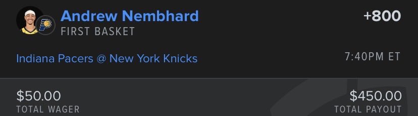First Basket Bets tweet media