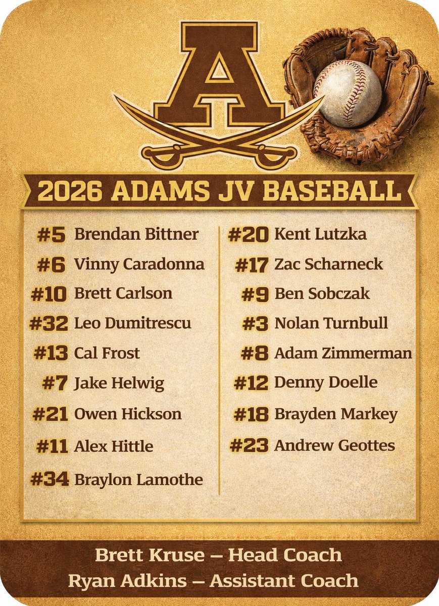 Rochester Adams Baseball tweet media